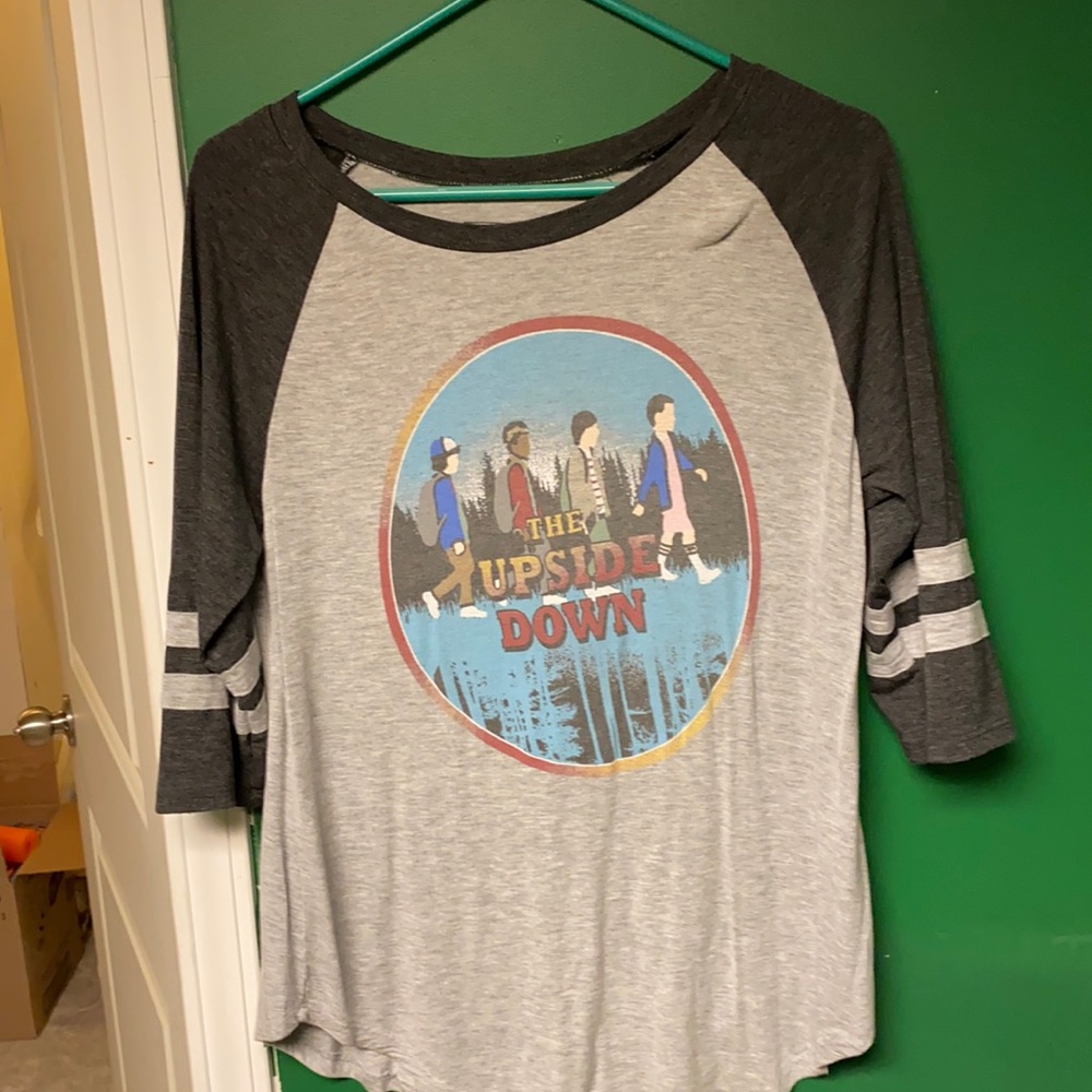 Stranger things baseball tee